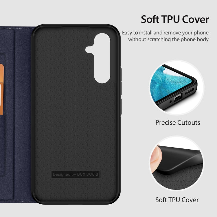 For Samsung Galaxy A54 5G DUX DUCIS Skin X2 Series Horizontal Flip Leather Phone Case
