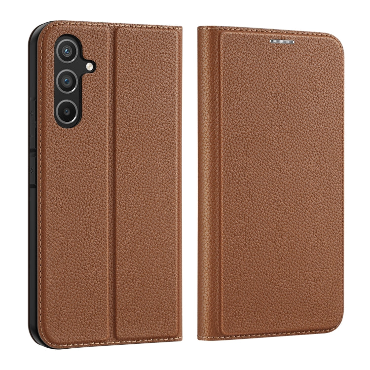 For Samsung Galaxy A54 5G DUX DUCIS Skin X2 Series Horizontal Flip Leather Phone Case