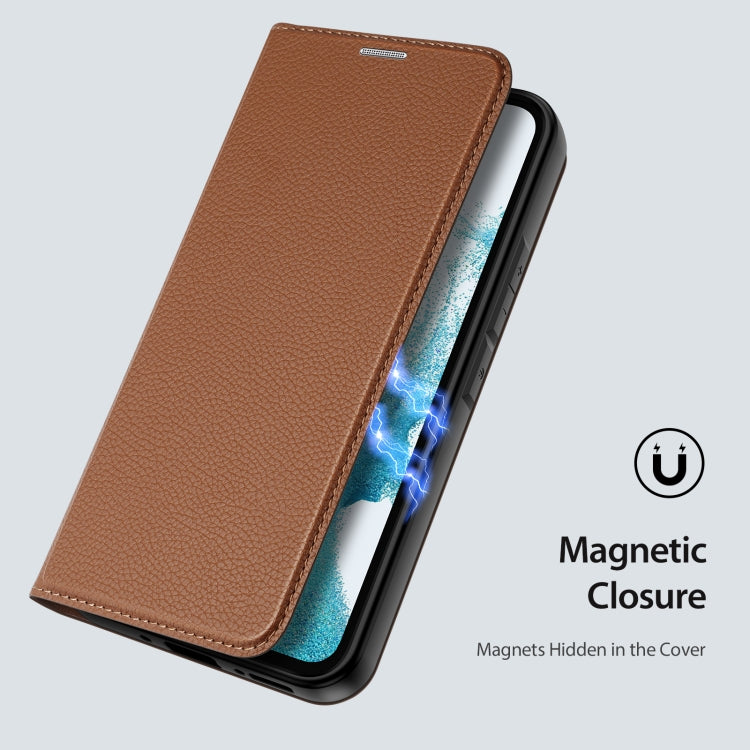 For Samsung Galaxy A54 5G DUX DUCIS Skin X2 Series Horizontal Flip Leather Phone Case