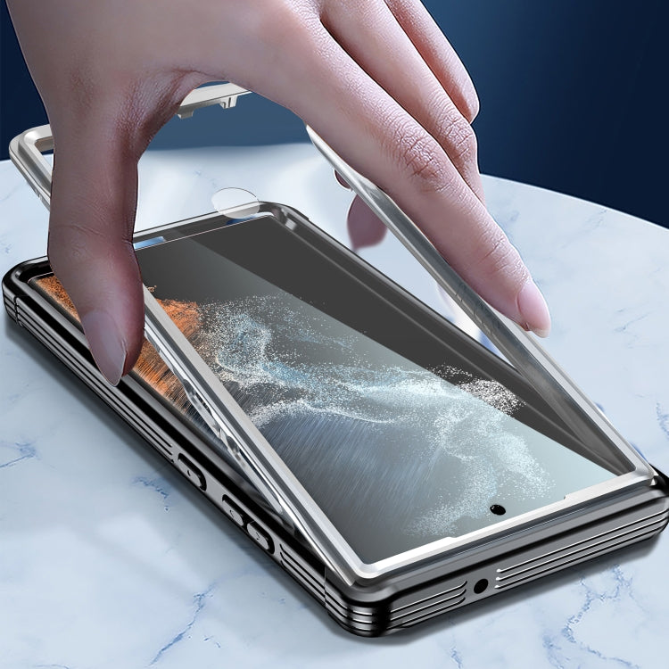 For Samsung Galaxy S23 Ultra 5G RedPepper Transparent Shockproof Phone Case