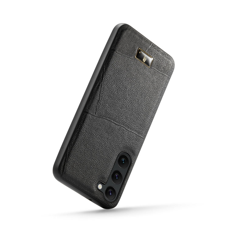 For Samsung Galaxy S23 5G Fierre Shann Leather Texture Phone Back Cover Case