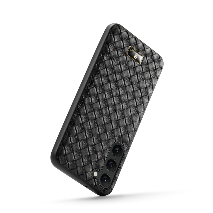 For Samsung Galaxy S23 5G Fierre Shann Leather Texture Phone Back Cover Case