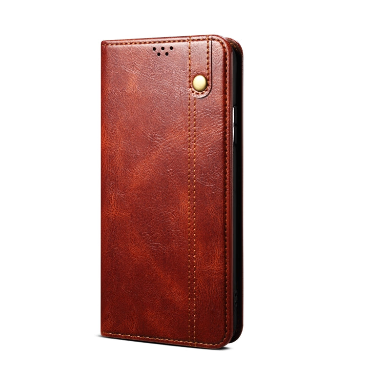 For vivo X90 Oil Wax Crazy Horse Texture Leather Phone Case