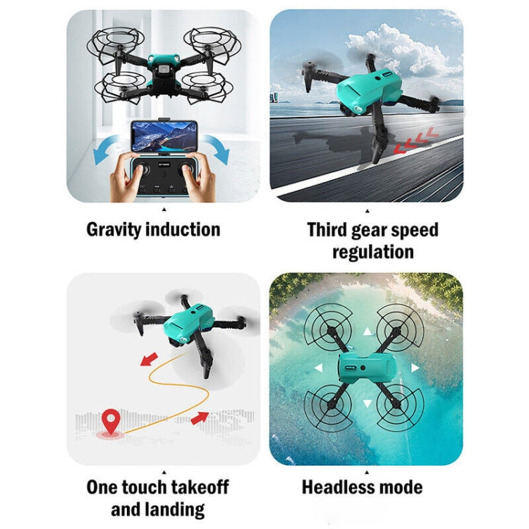 JJR/C H11 Fixed Height Mini Folding Drone, Specification:Dual Camera(Green)