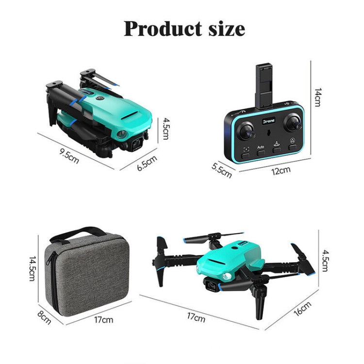 JJR/C H11 Fixed Height Mini Folding Drone, Specification:Dual Camera(Green)