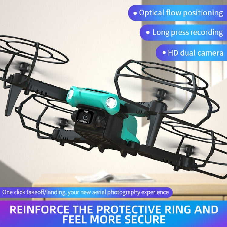 JJR/C H11 Fixed Height Mini Folding Drone, Specification:Dual Camera(Green)