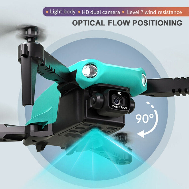 JJR/C H11 Fixed Height Mini Folding Drone, Specification:Dual Camera(Green)