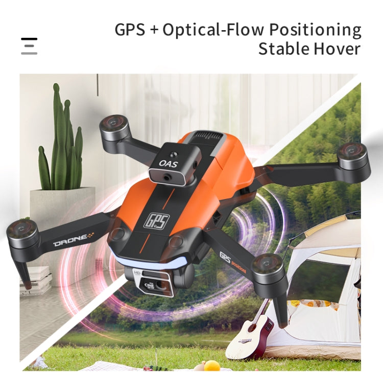 JJR/C X26 Royal Bat Medium 8K Brushless Dual Camera Obstacle Avoidance Drone(Black Orange)