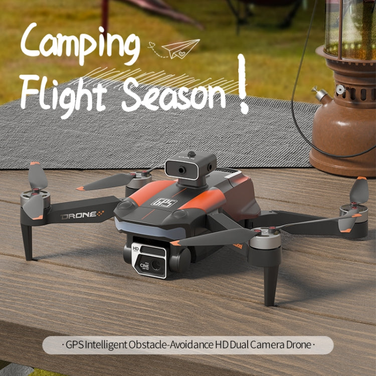 JJR/C X26 Royal Bat Medium 8K Brushless Dual Camera Obstacle Avoidance Drone(Black Orange)