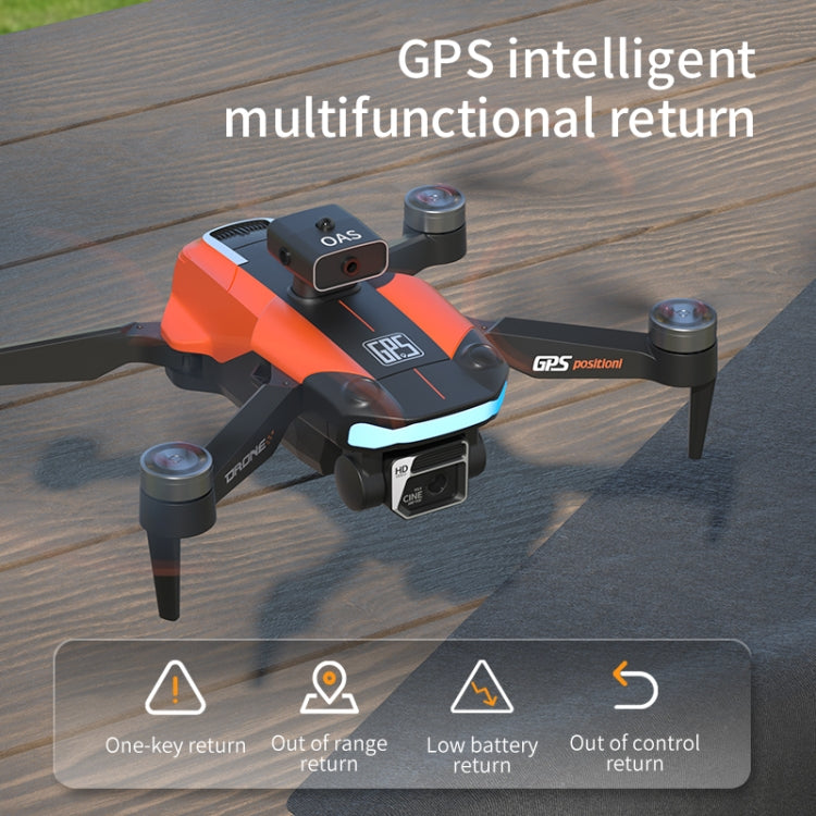 JJR/C X26 Royal Bat Medium 8K Brushless Dual Camera Obstacle Avoidance Drone(Black Orange)
