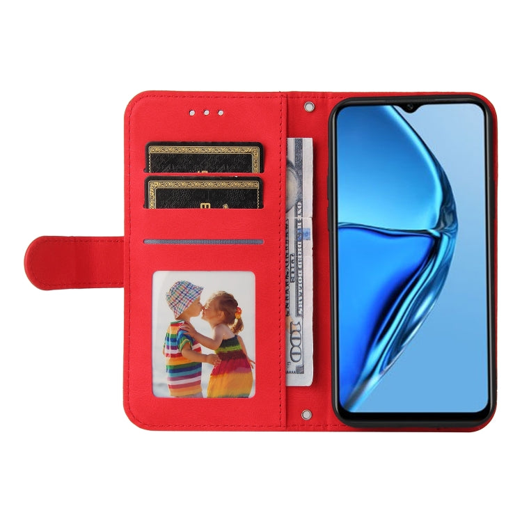 For Infinix Hot 20s Skin Feel Life Tree Metal Button Leather Phone Case