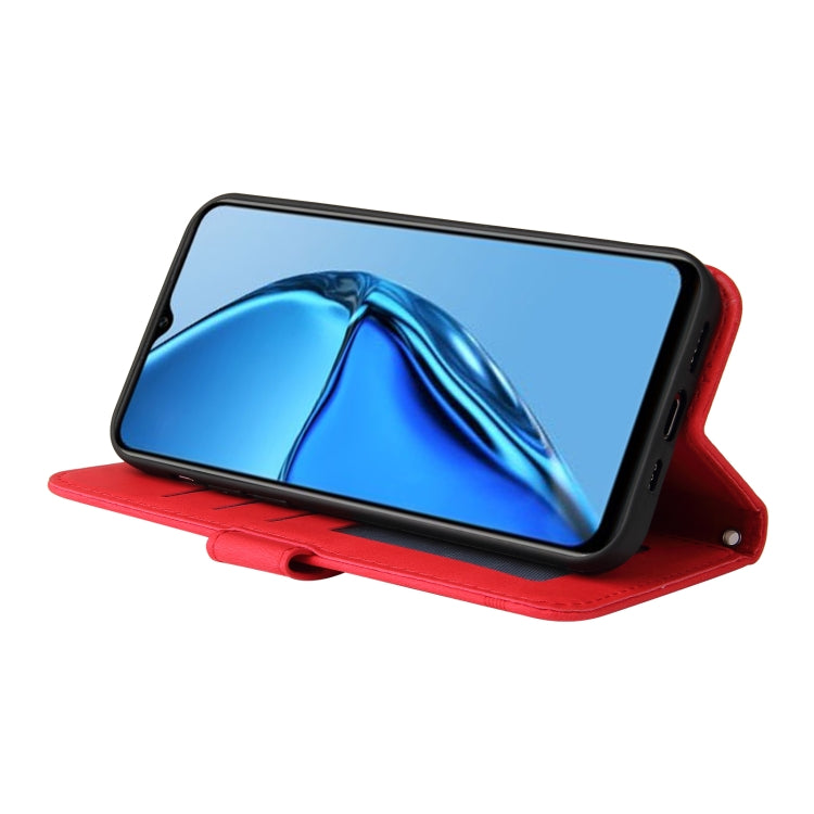 For Infinix Hot 20s Skin Feel Life Tree Metal Button Leather Phone Case