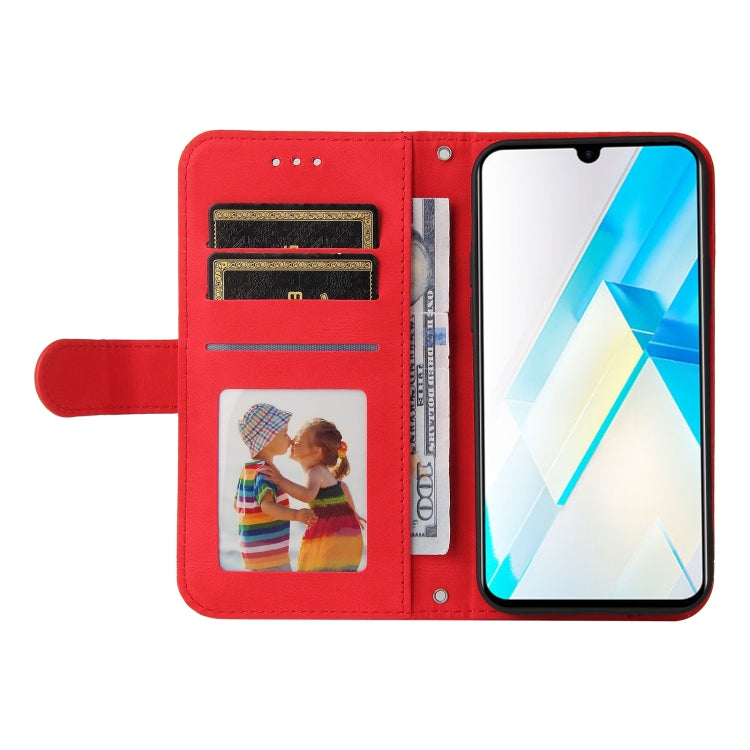 For Infinix Note 12 / G96 Skin Feel Life Tree Metal Button Leather Phone Case