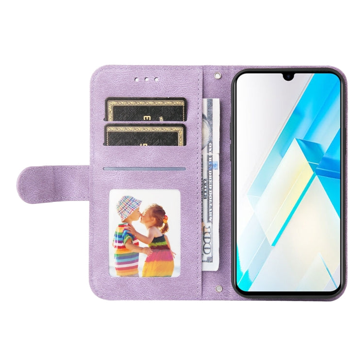 For Infinix Note 12 / G96 Skin Feel Life Tree Metal Button Leather Phone Case