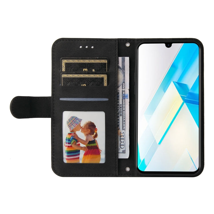 For Infinix Note 12 / G96 Skin Feel Life Tree Metal Button Leather Phone Case