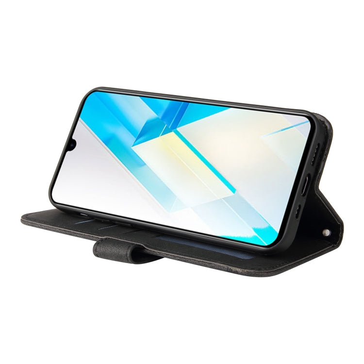 For Infinix Note 12 / G96 Skin Feel Life Tree Metal Button Leather Phone Case