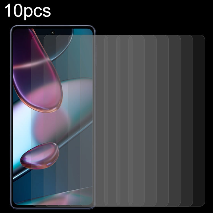 For Motorola Moto Edge+ 2023 10pcs 0.26mm 9H 2.5D Tempered Glass Film