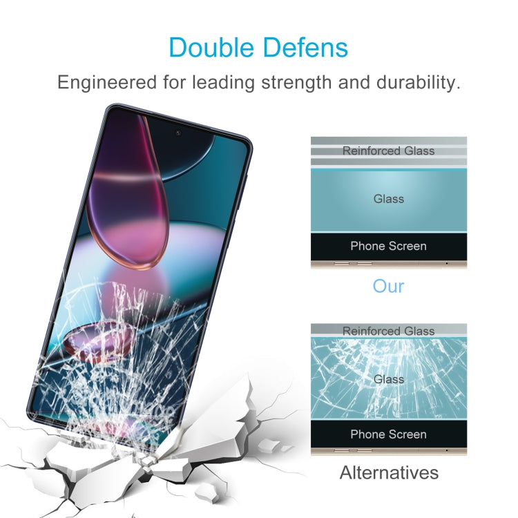 For Motorola Moto Edge+ 2023 10pcs 0.26mm 9H 2.5D Tempered Glass Film