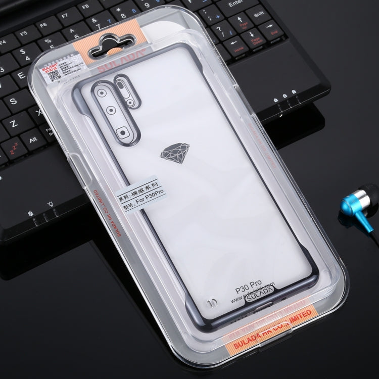 For Huawei P30 Pro SULADA Borderless Drop-proof Vacuum Plating PC Case