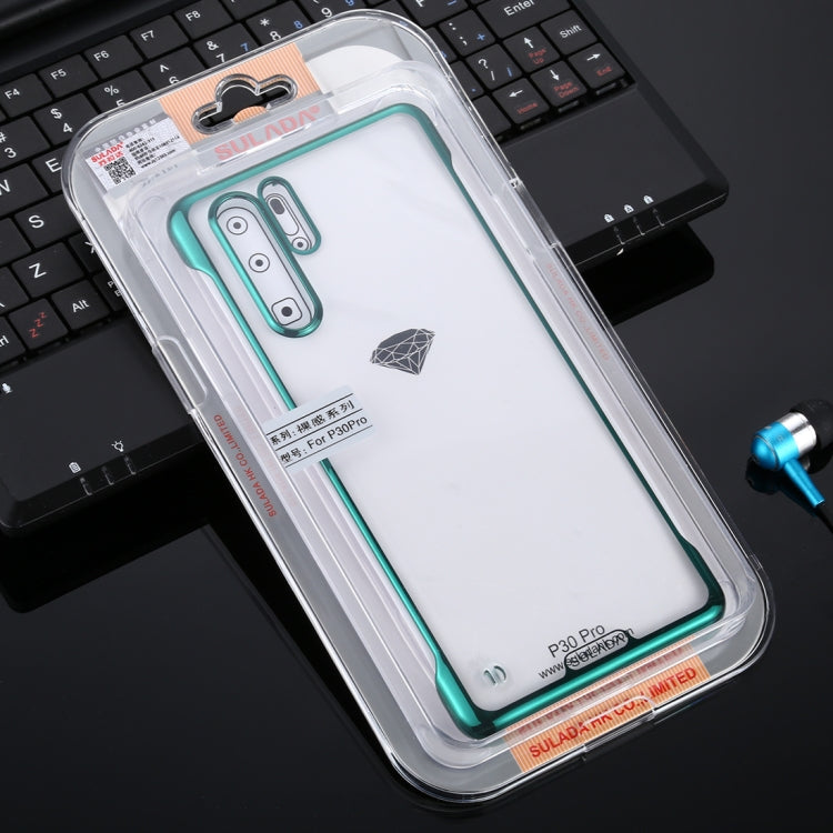 For Huawei P30 Pro SULADA Borderless Drop-proof Vacuum Plating PC Case