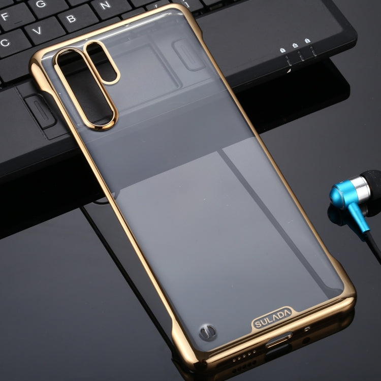 For Huawei P30 Pro SULADA Borderless Drop-proof Vacuum Plating PC Case