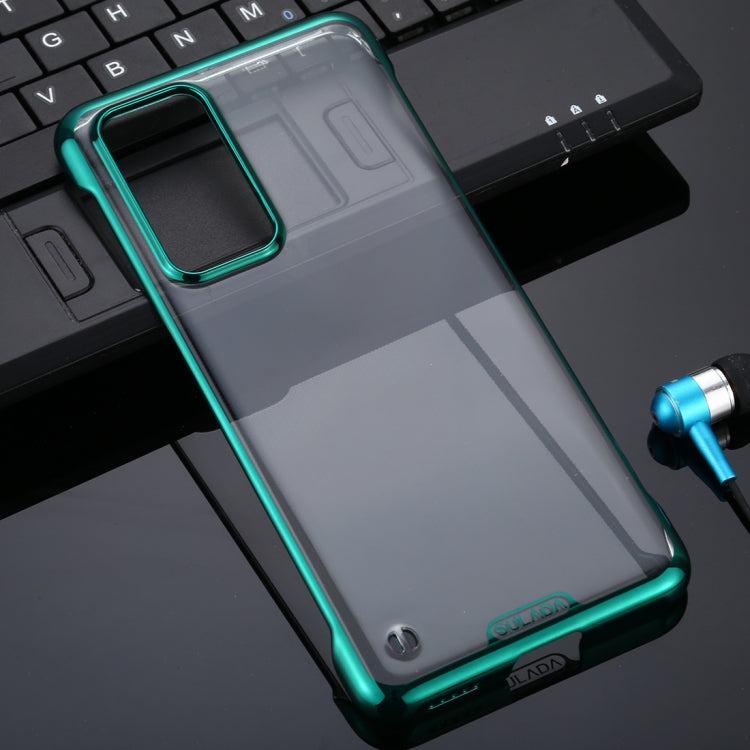 For Huawei P40 SULADA Borderless Drop-proof Vacuum Plating PC Case