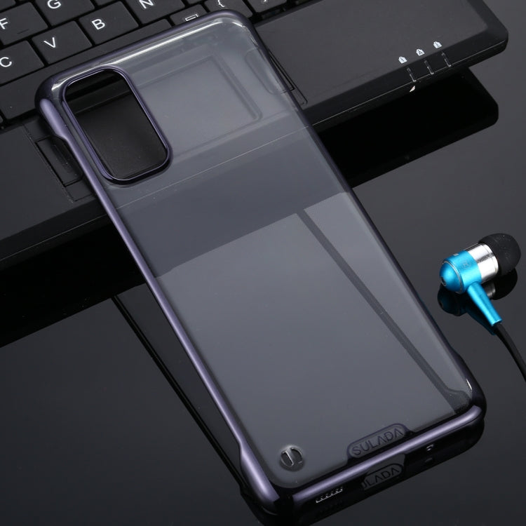 For Galaxy S20 SULADA Borderless Drop-proof Vacuum Plating PC Case