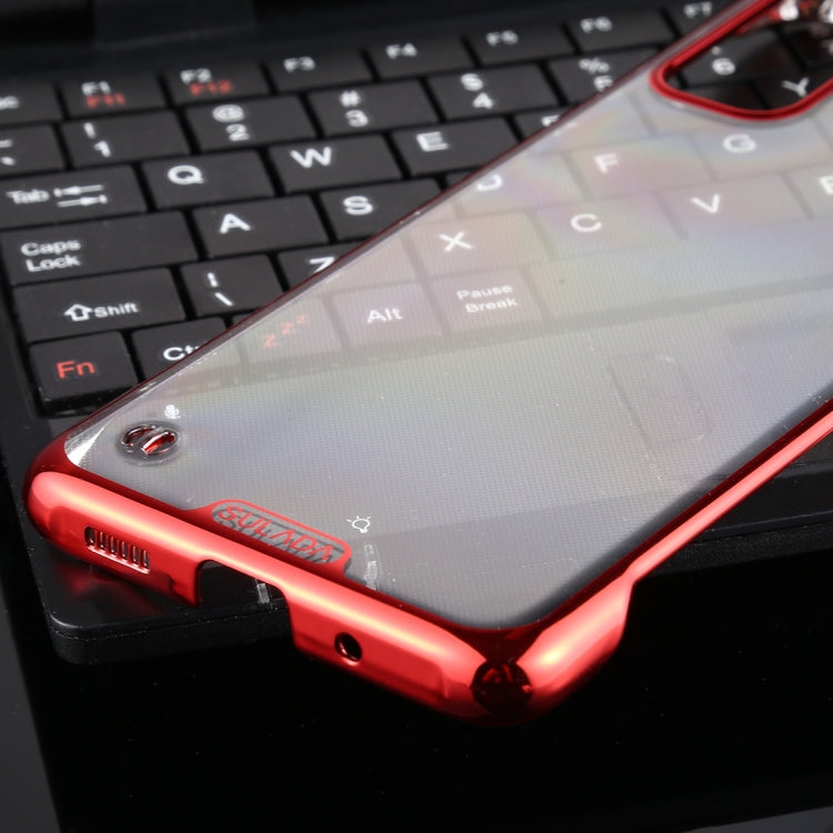 For Galaxy S20 SULADA Borderless Drop-proof Vacuum Plating PC Case