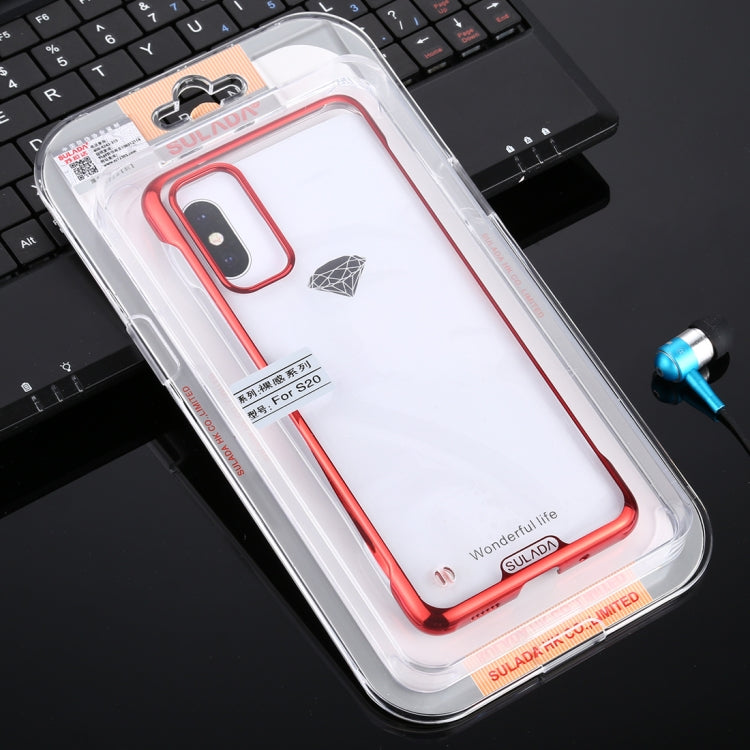 For Galaxy S20 SULADA Borderless Drop-proof Vacuum Plating PC Case