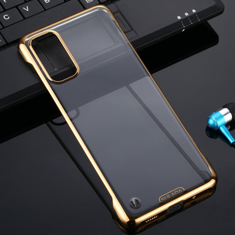 For Galaxy S20 SULADA Borderless Drop-proof Vacuum Plating PC Case