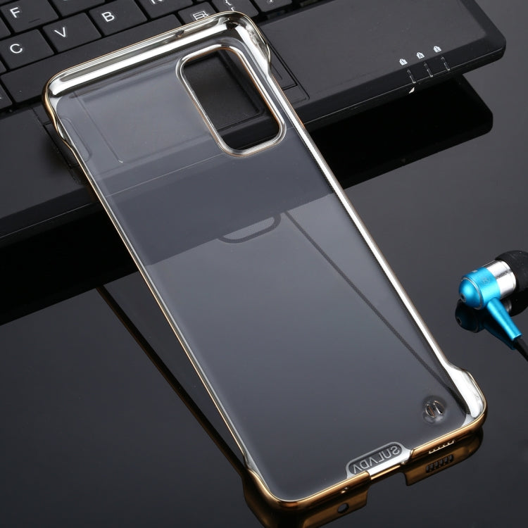 For Galaxy S20 SULADA Borderless Drop-proof Vacuum Plating PC Case