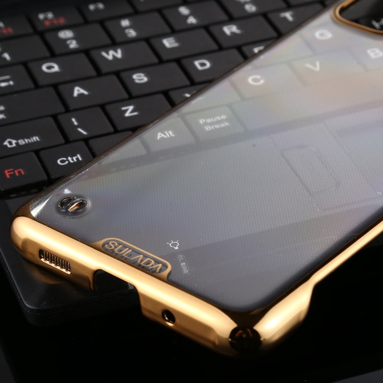 For Galaxy S20 SULADA Borderless Drop-proof Vacuum Plating PC Case