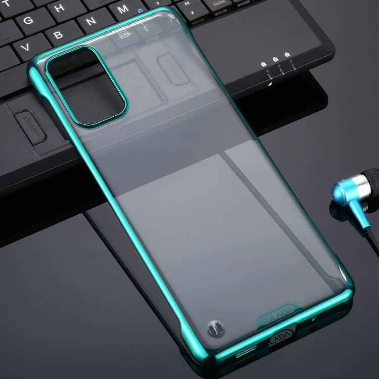 For Galaxy S20 Plus SULADA Borderless Drop-proof Vacuum Plating PC Case