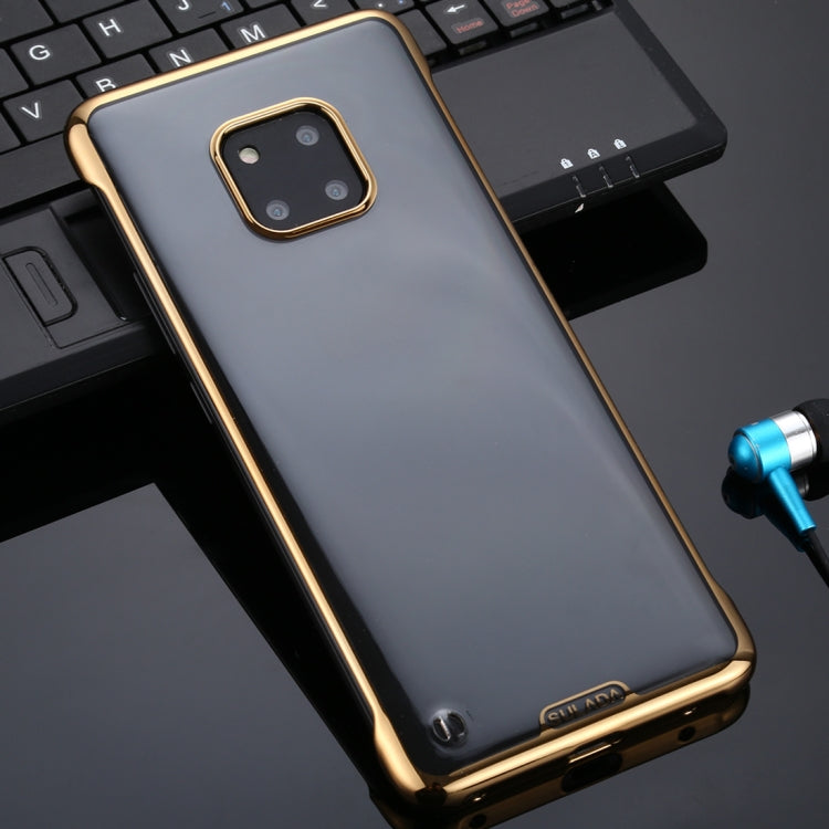 For Huawei Mate 20 Pro SULADA Borderless Drop-proof Vacuum Plating PC Case
