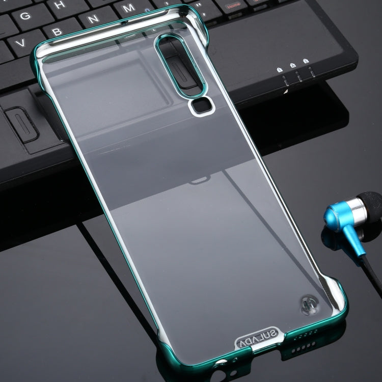 For Huawei P30 SULADA Borderless Drop-proof Vacuum Plating PC Case