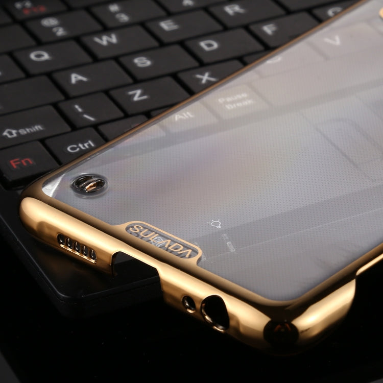 For Huawei P30 SULADA Borderless Drop-proof Vacuum Plating PC Case
