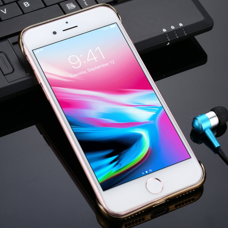 For iPhone SE 2022 / SE 2020 / 8 / 7 SULADA Borderless Drop-proof Vacuum Plating PC Case