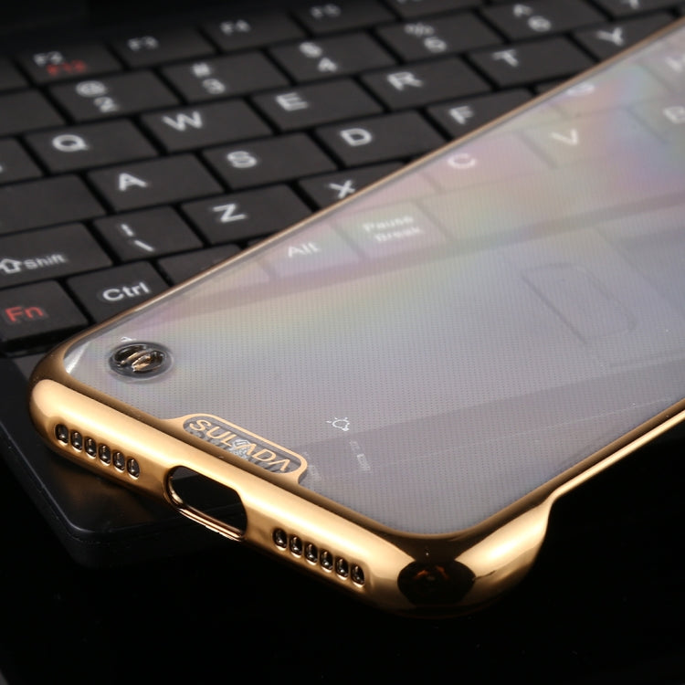 For iPhone SE 2022 / SE 2020 / 8 / 7 SULADA Borderless Drop-proof Vacuum Plating PC Case