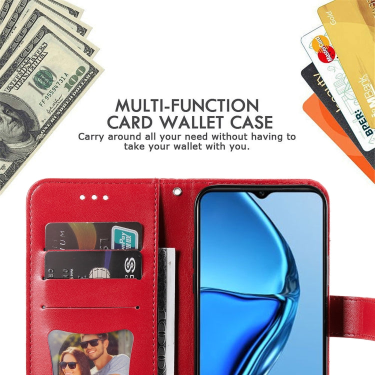 For Infinix Hot 20s 7-petal Flowers Embossing Leather Phone Case