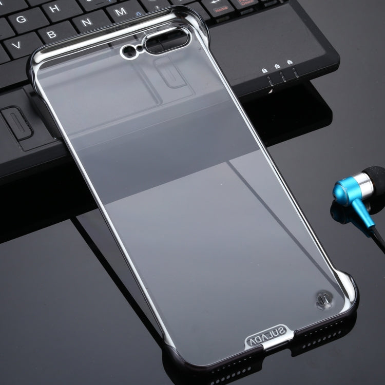 For iPhone 7 Plus / 8 Plus SULADA Borderless Drop-proof Vacuum Plating PC Case