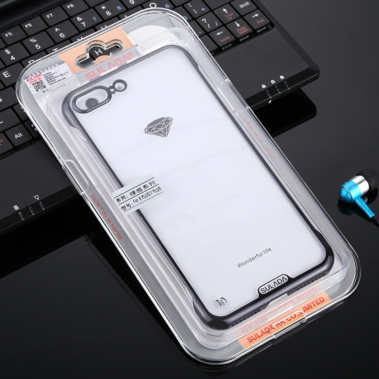 For iPhone 7 Plus / 8 Plus SULADA Borderless Drop-proof Vacuum Plating PC Case