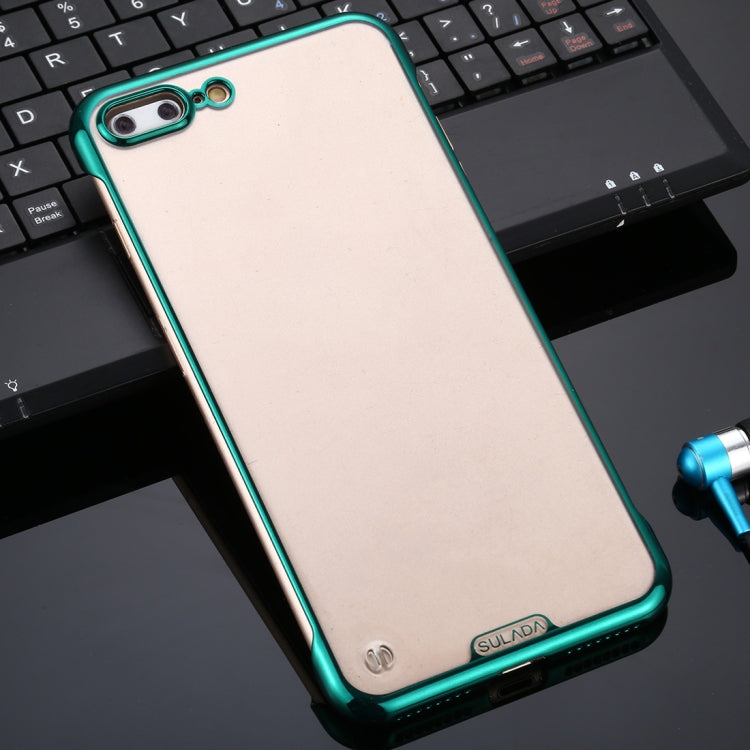 For iPhone 7 Plus / 8 Plus SULADA Borderless Drop-proof Vacuum Plating PC Case