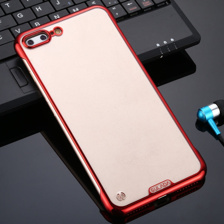 For iPhone 7 Plus / 8 Plus SULADA Borderless Drop-proof Vacuum Plating PC Case