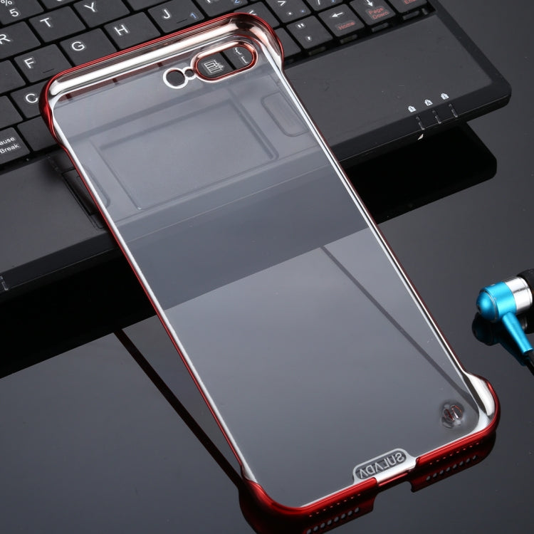 For iPhone 7 Plus / 8 Plus SULADA Borderless Drop-proof Vacuum Plating PC Case