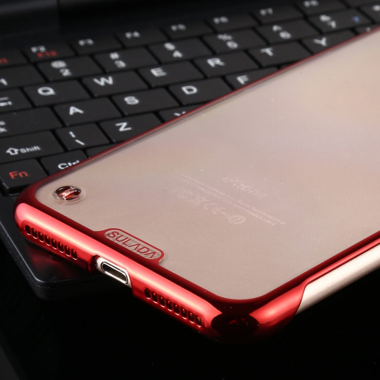 For iPhone 7 Plus / 8 Plus SULADA Borderless Drop-proof Vacuum Plating PC Case