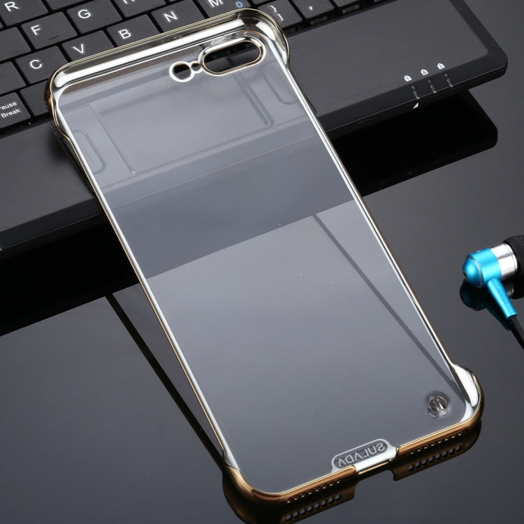 For iPhone 7 Plus / 8 Plus SULADA Borderless Drop-proof Vacuum Plating PC Case