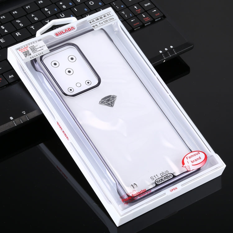 For Galaxy S20 Ultra SULADA Borderless Drop-proof Vacuum Plating PC Case