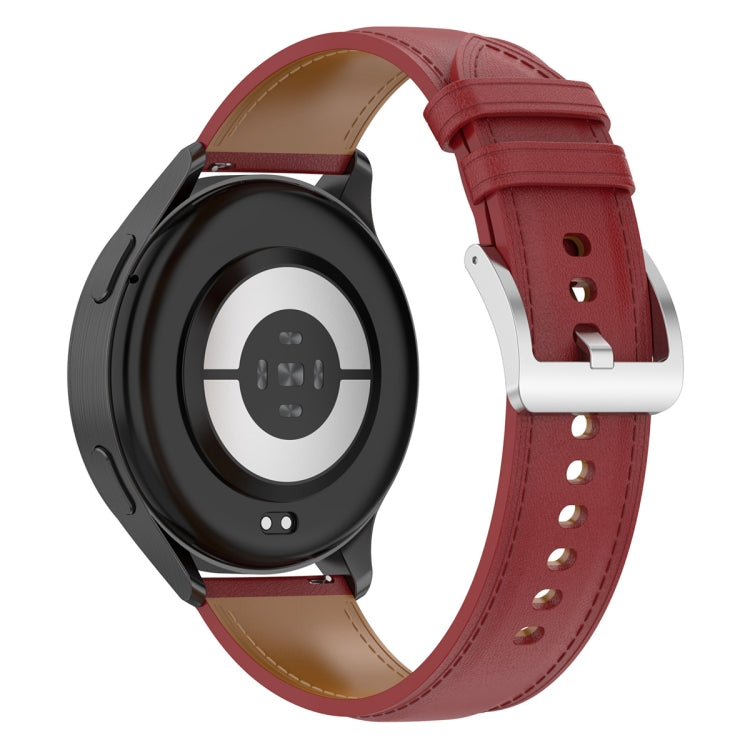 For Huawei Watch Buds/Xiaomi Watch S2 22mm Genuine Leather Watch Band