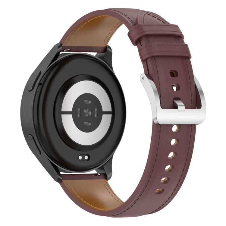 For Huawei Watch Buds/Xiaomi Watch S2 22mm Genuine Leather Watch Band