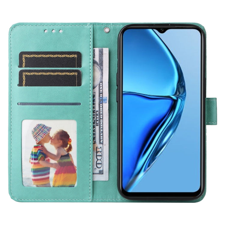 For Infinix Hot 20s Embossed Sunflower Leather Phone Case